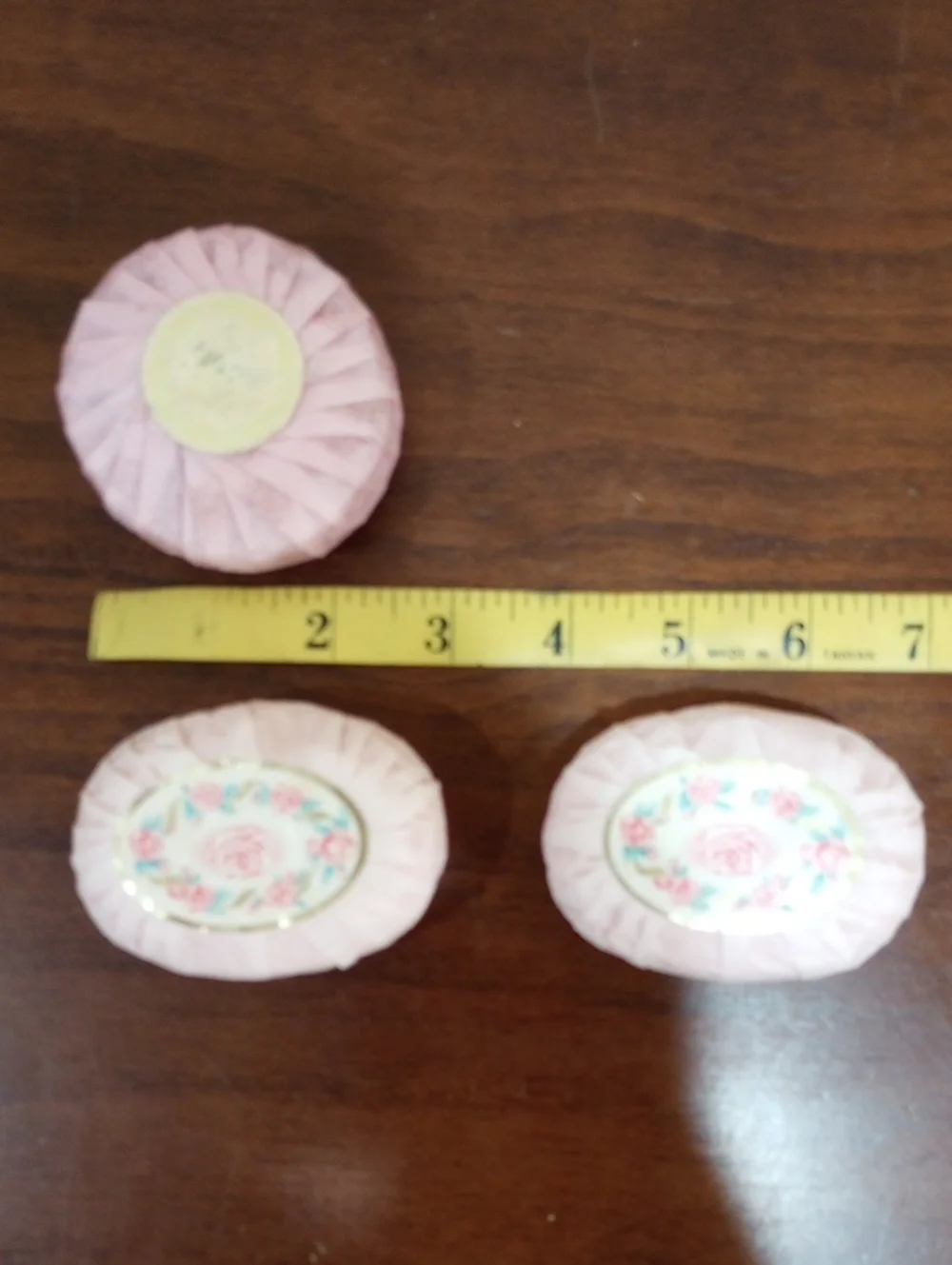 Fancy Scented Bath Soap, Set of 3 - Vintage!